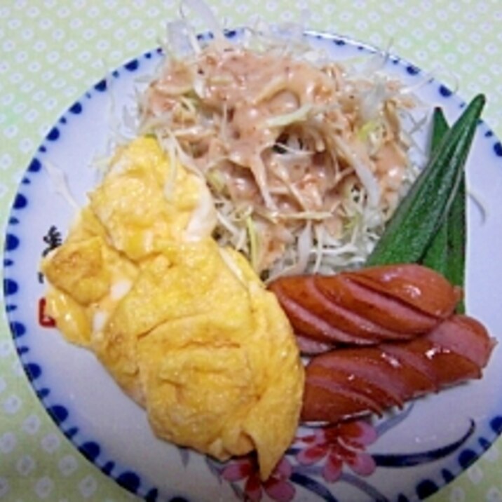 ウィンナーと玉子焼き